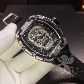 Richard Mille Watch 052 Skull pave Diamonds