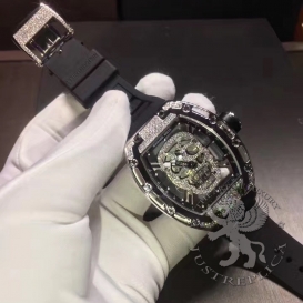 Richard Mille Watch 052 Skull pave Diamonds