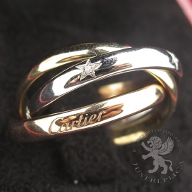 CARTIER Ring Trinity 5 star Diamonds