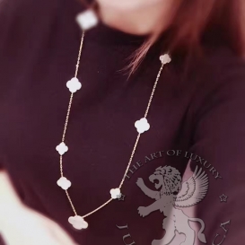 Van Cleef Arpels Necklace Alhambra 11 motifs 15-20-25-45mm