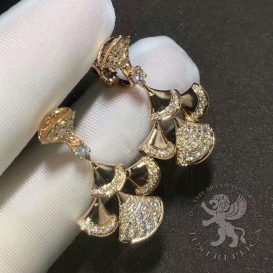 Bulgari Earrings Divas Dream Gold Diamonds