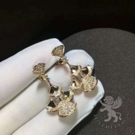 Bulgari Earrings Divas Dream Gold Diamonds
