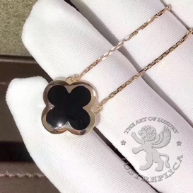 Van Cleef & Arpels Necklace Pure Alhambra Onyx