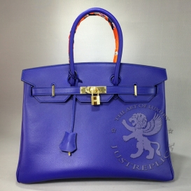 Hermes Birkin Epsom 35cm Blue