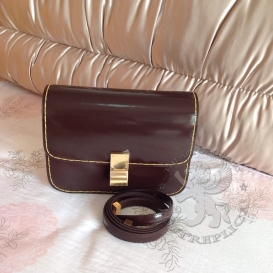 Celine Box Glazed Brown