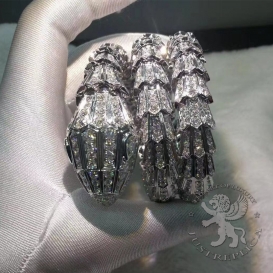 Bulgari Bracelet Serpenti pave diamonds