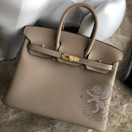 Hermes Birkin Togo 25cm Gris Tourterelle 81