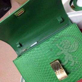 Celine Box Python Bamboo