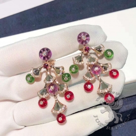 Bulgari Earrings Divas Dream Gemstones Diamonds