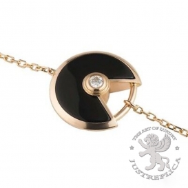 CARTIER Bracelet Amulette De Cartier Onyx 1D