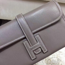 Hermes Jige Clutch Swift Etoupe