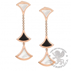 Bulgari Earrings Divas Dream MOP Onyx