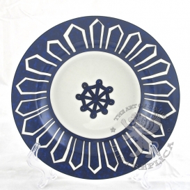 Hermes Tableware Bleus D’ailleurs Deep Plate 22cm