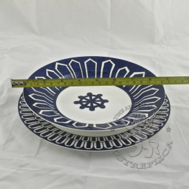 Hermes Tableware Bleus D’ailleurs Deep Plate 22cm