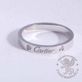 CARTIER Ring C de Cartier wedding band 2D