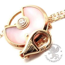 CARTIER Bracelet Amulette De Cartier Pink Opal 1D