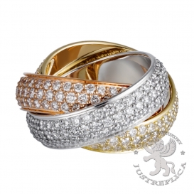 CARTIER Ring Trinity large model 387D