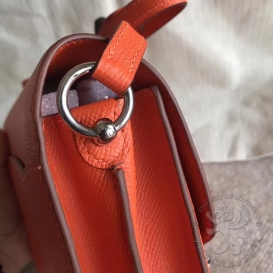 Hermes Roulis Epsom 19cm Orange 93