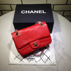 Chanel Classic Crocodile Matte Mini 20cm