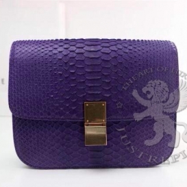 Celine Box Python Purple