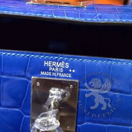 Hermes Kelly Crocodile Shiny Niloticus 28cm Sellier Mykonos