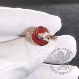 CARTIER Ring Amulette de Cartier Carnelian 1D