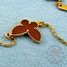 Van Cleef Arpels Bracelet Sweet Alhambra Butterfly Carnelian