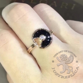 CARTIER Ring Amulette de Cartier Onyx 1D