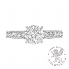 CARTIER Ring Solitaire 18D