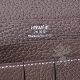 Hermes Bearn Wallet Togo Brown