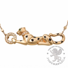 CARTIER Necklace Panthere De Cartier 19D