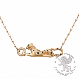CARTIER Necklace Panthere De Cartier 19D