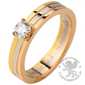 CARTIER Ring Trinity Solitaire 1 Diamond