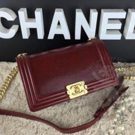 Chanel Boy 25cm Lizard