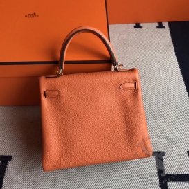 Hermes Kelly Togo 25cm Orange 93