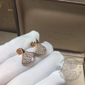 Bulgari Earrings Divas Dream pave Diamonds