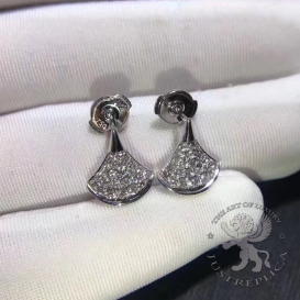 Bulgari Earrings Divas Dream pave Diamonds