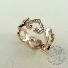 CARTIER Ring Hearts and Symbols 17 Diamonds