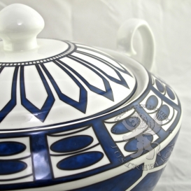 Hermes Tableware Bleus D’ailleurs Soup Pot