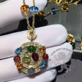 Bulgari Necklace Astrale Gemstones Diamonds