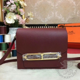 Hermes Roulis Epsom 24cm Bordeaux 57