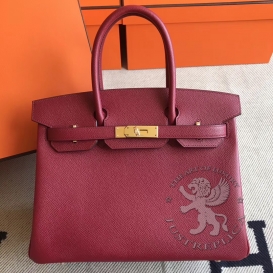 Hermes Birkin Epsom 30cm Rouge Grenade K1