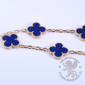 Van Cleef Arpels Bracelet Vintage Alhambra 5 motifs Lapis