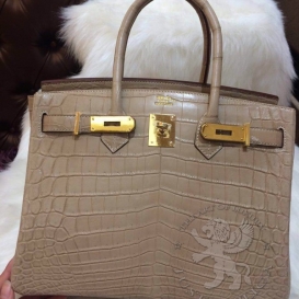 Hermes Birkin Crocodile Matte Niloticus 30cm Matt HW