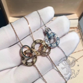 CARTIER Bracelet Love pave Diamonds