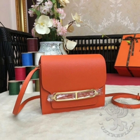 Hermes Roulis Epsom 24cm Orange 93