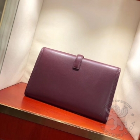 Hermes Jige PM Clutch Swift Bordeaux 57