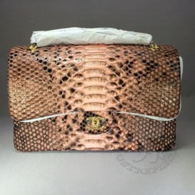 Chanel Classic Python Jumbo 30.5cm