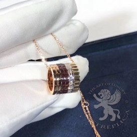 Boucheron Necklace Quatre Classique Mini Ring Pendant Diamonds
