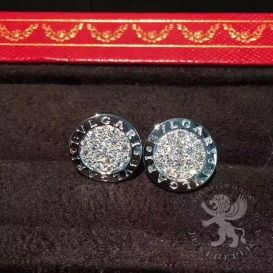 Bulgari Earstuds pave Diamonds